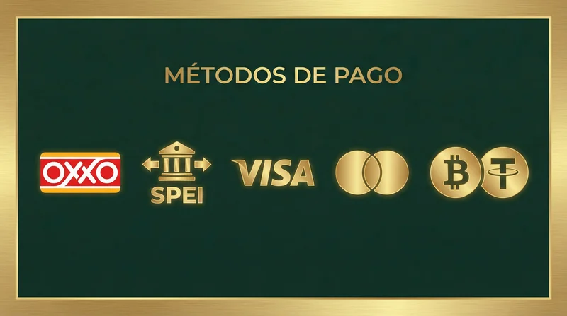 Métodos de pago disponibles en Ganabet Casino Online